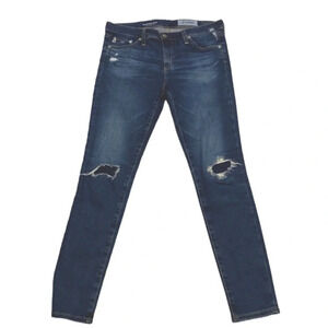 Ag Adriano Goldschmied The Legging Ankle Blue Jeans Size 30